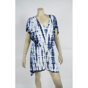 New Gypsy tied dye dress layered large